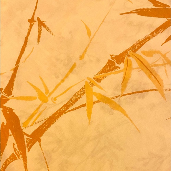 vintage 1976 pair Springmaid Wondercale “Kabuki” twin flat sheets (2) - Picture 5 of 7